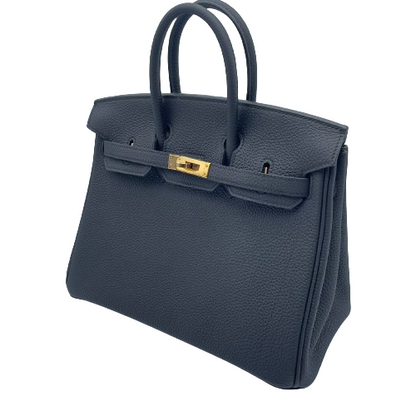 Hermes Birkin 25 Noir Togo Rose Gold Hardware D 조각
