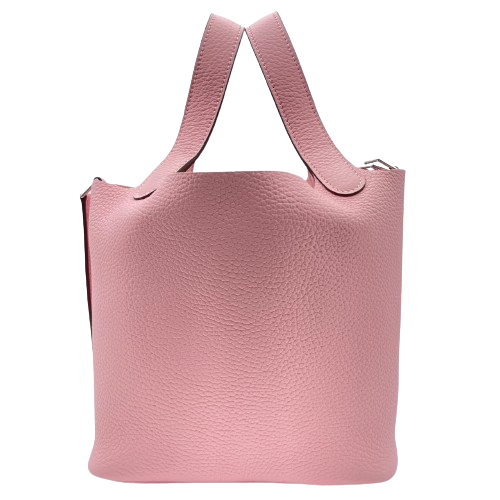 [現金特價]愛馬仕picotin lock pm玫瑰sakura torillon clemence silver fittings b刻