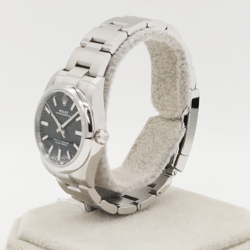 Pre-Owned Rolex Oyster Perpetual 124200 Oyster Bracelet Black