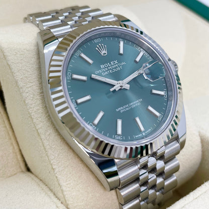 Pre-Owned Rolex Datejust 126334 Mint Green