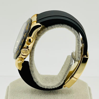 プレオウンド ロレックス デイトナ 116518LN メテオライト＆ブラック ブラックラバーベルト 40mm