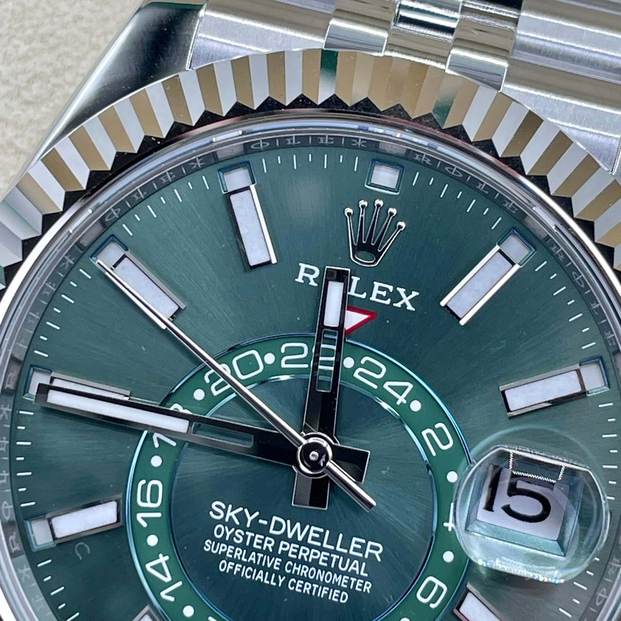 [新2023]勞力士天空居民336934薄荷綠色禧年42mm
