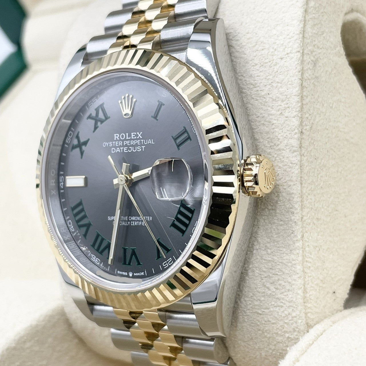 プレオウンド ロレックス デイトジャスト 126333 スレートローマ ジュビリーブレス 41mm