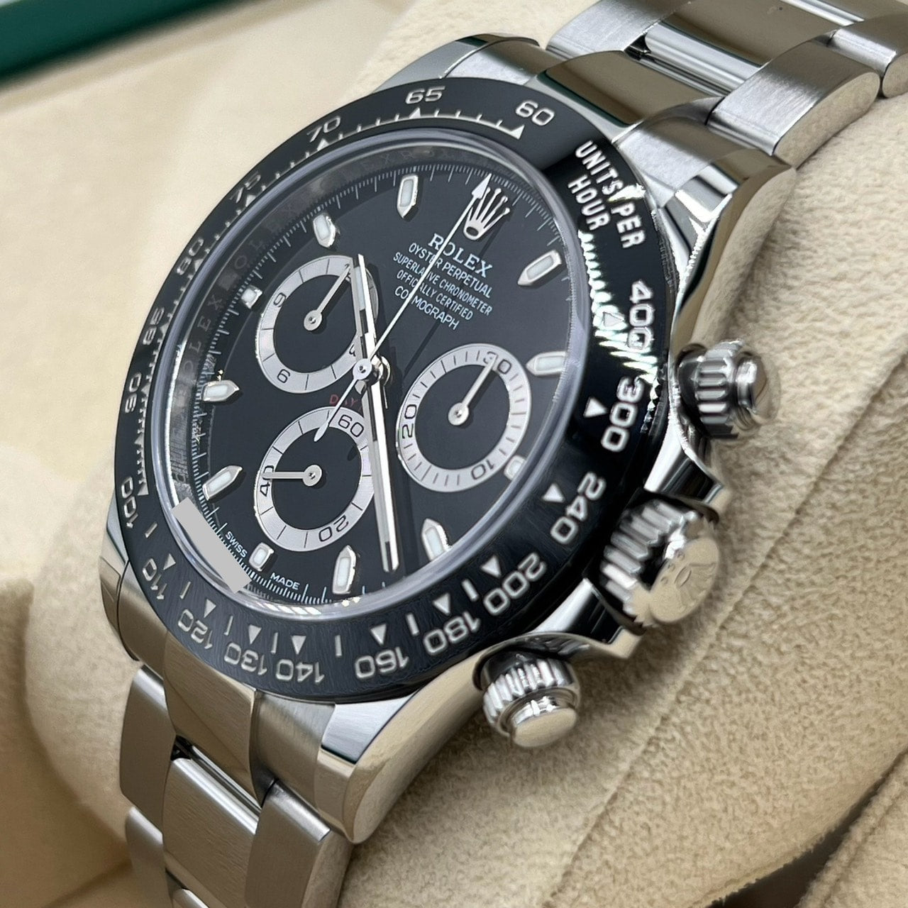 Pre-Owned [October 2023 Payment] Rolex Daytona 116500LN Oyster Bracelet Black