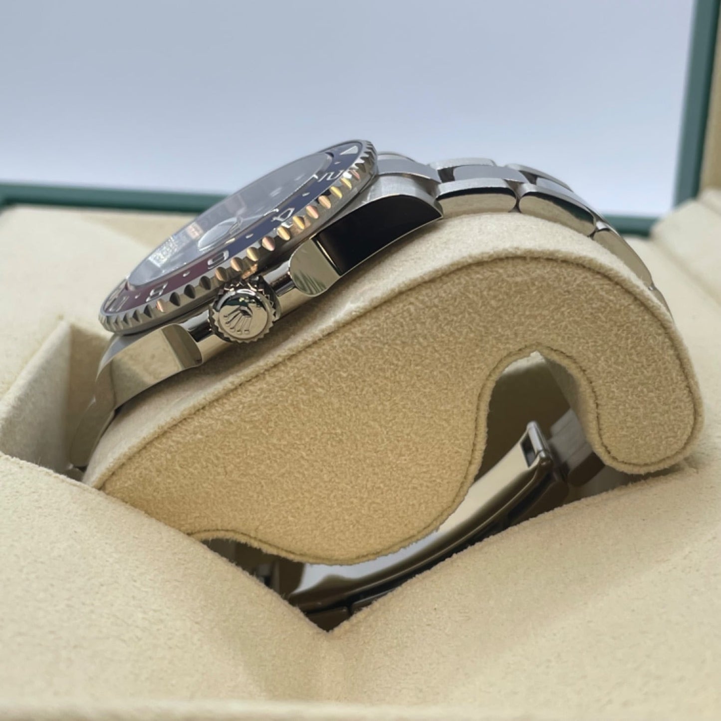 プレオウンド GMTマスターII 126719BLRO オイスターブレスレット ミッドナイトブルー ホワイトゴールド 40mm