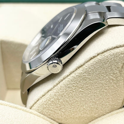 사전 소유의 롤렉스 날짜 주행 126300 블랙 굴 팔찌 41mm