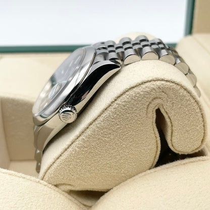 プレオウンド ロレックス デイトジャスト 126200 ブルー フルーテッドモチーフ ジュビリーブレスレット36mm