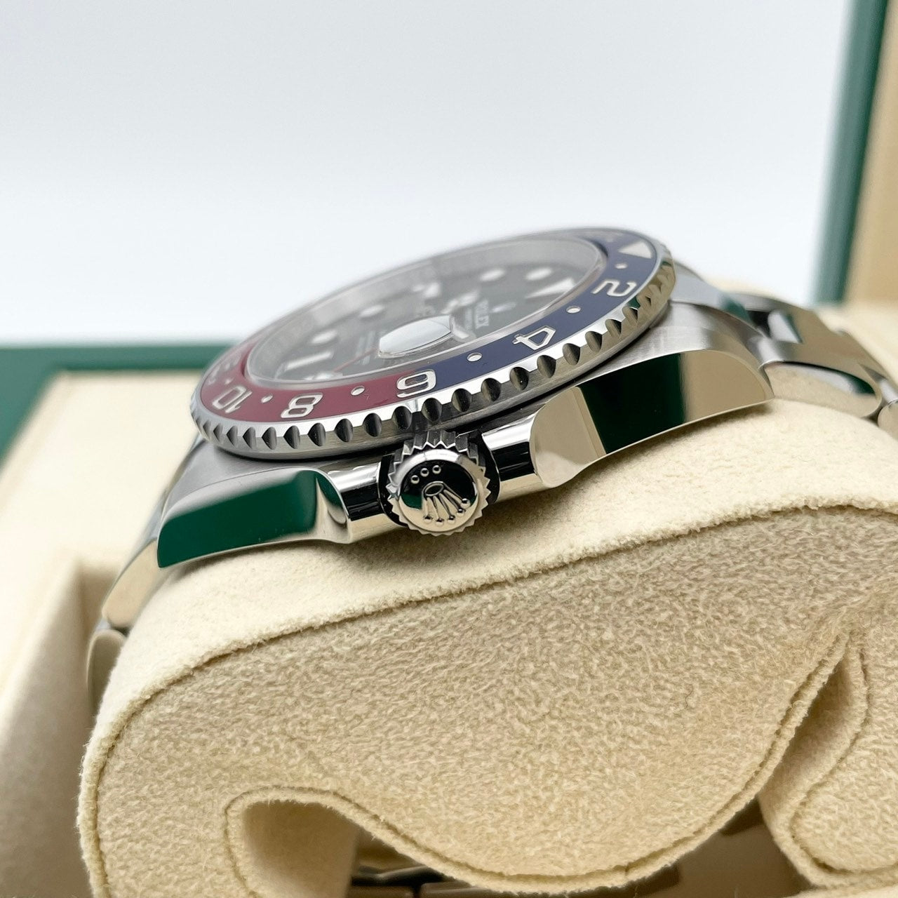 롤렉스 GMT 마스터 II 126710Blro 굴 팔찌 검은 40mm