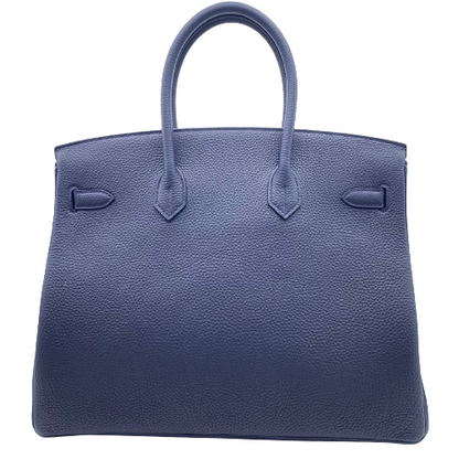 Hermes Birkin 35 Brunuit Togo Gold 하드웨어 W는 새겨 져 있습니다