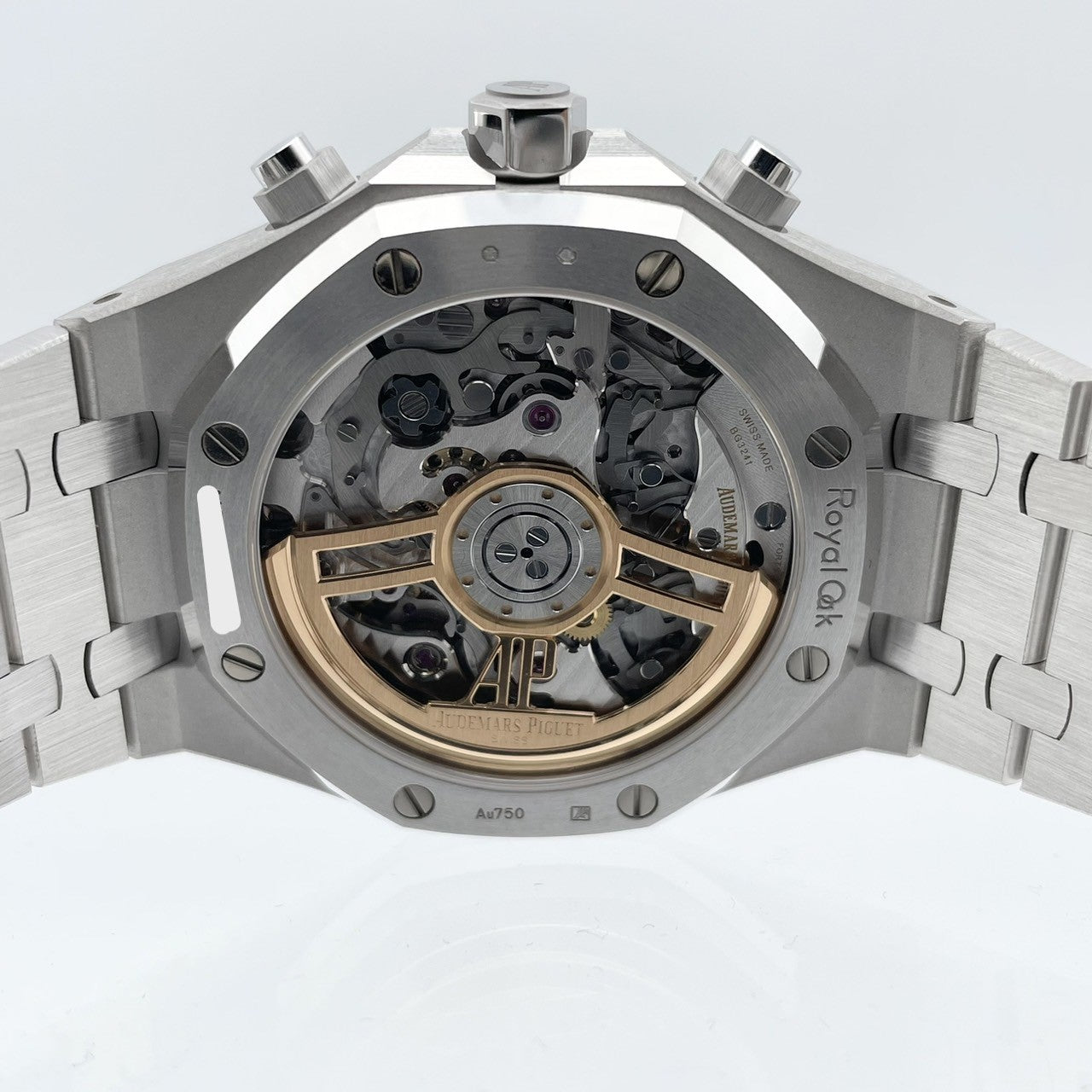 Pre-Owned Audemars Piguet Royal Oak 26239BC.GG.1224BC.02 Frosted Gold Grand Tapestry 41mm