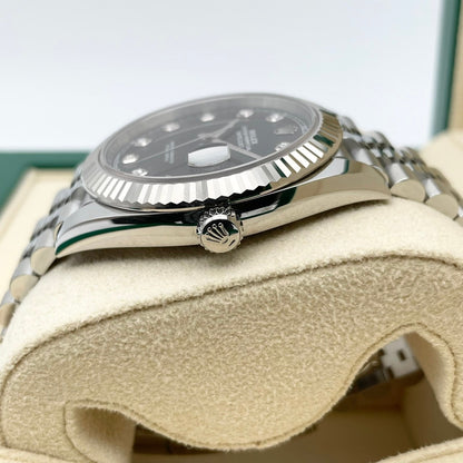 ロレックス デイトジャスト 126334G ブラック ジュビリーブレス 41mm
