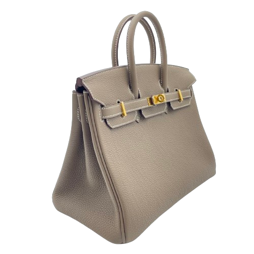 [現金價格]愛馬仕·伯金（Hermes Birkin）25 Etoup dogo金硬件B刻有