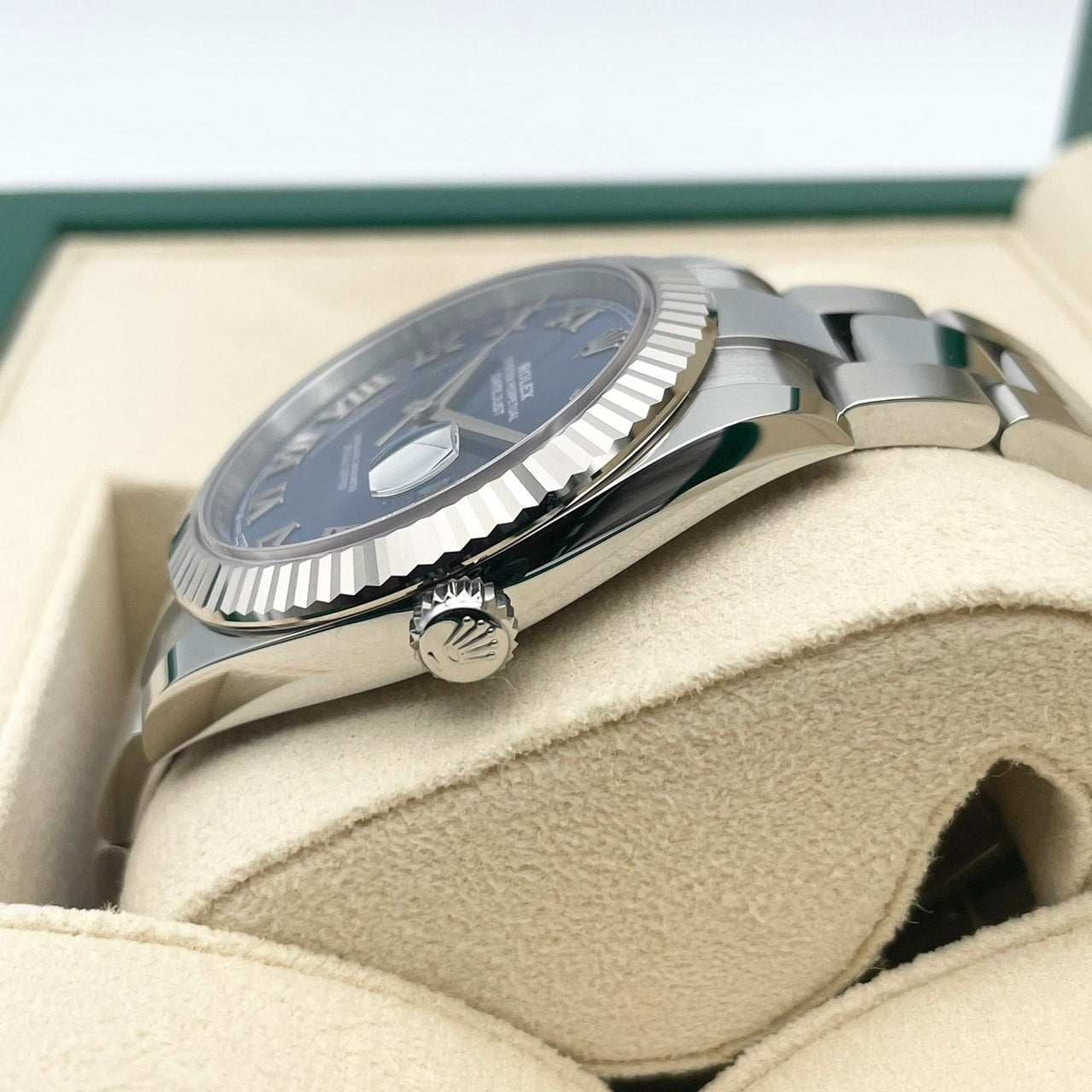 Pre-Owned Rolex Datejust 126334 Azzurro Blue Oyster Bracelet 41mm