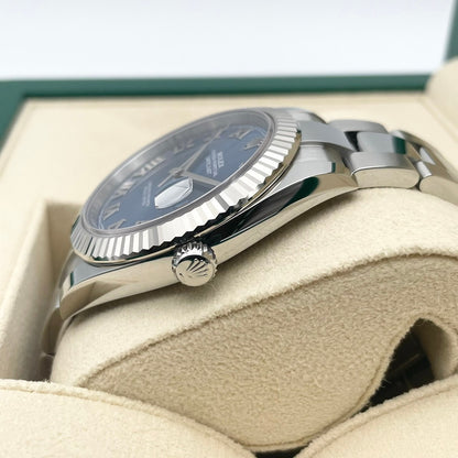 Pre-Owned Rolex Datejust 126334 Azzurro Blue Oyster Bracelet 41mm