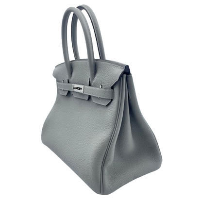 Hermes Birkin 30 Grimoett Togo Silver Metal Fittings w 새로워