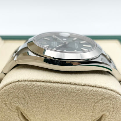 プレオウンド ロレックス デイトジャスト 126300 ミントグリーン オイスターブレスレット 41mm