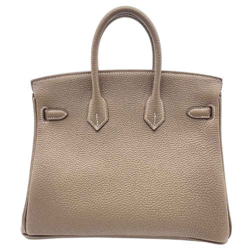 Hermes Birkin 25 Etoup Togo Silver Metal Fittings W 새로