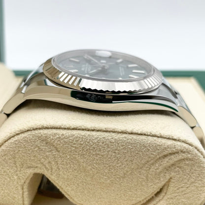 プレオウンド ロレックス デイトジャスト 126334 ミントグリーン オイスターブレス 41mm