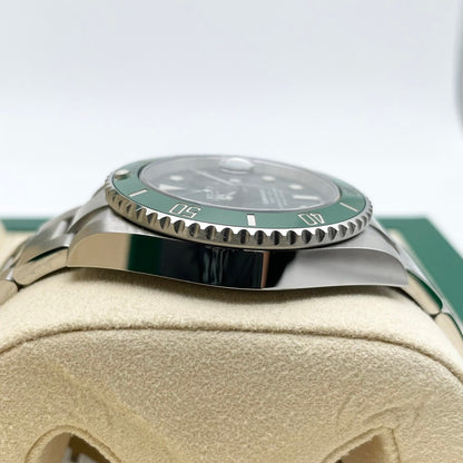 사전 소유 롤렉스 서브 마리너 날짜 굴 팔찌 40mm 116610LV