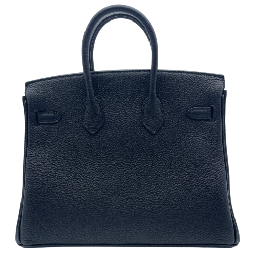 [現金價格]愛馬仕·伯金（Hermes Birkin）25黑色多哥金色硬件W刻有