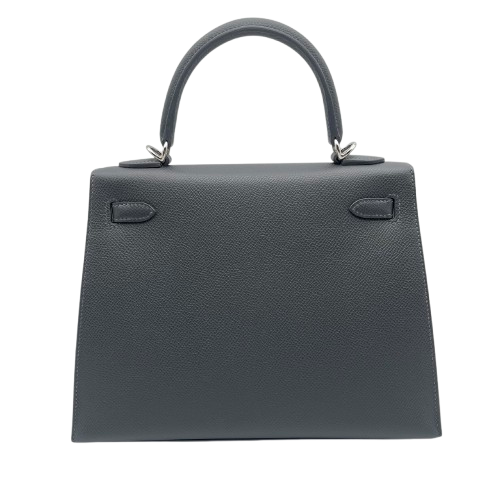 사전 소유 [현금 가격] Hermes Kelly Cazak Etoile 25 Aldwards/Noir/Vere Peppermint Epson/Tadelacto/Chevre Silver Metal Fittings w 새겨 져 있습니다.