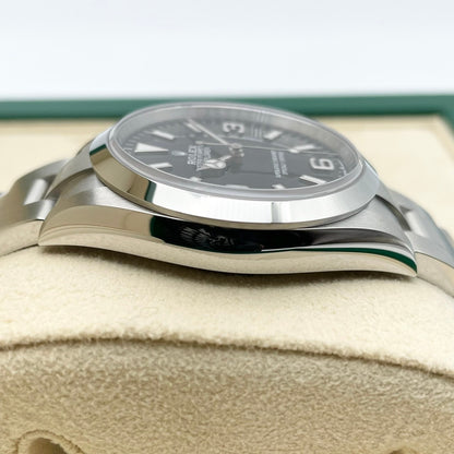 사전 소유 롤렉스 탐색기 I 124270 블랙 36mm