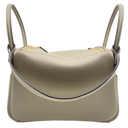 二手LS Lindy 26米色Marfa Torillon Clemence Gold Hardware w刻