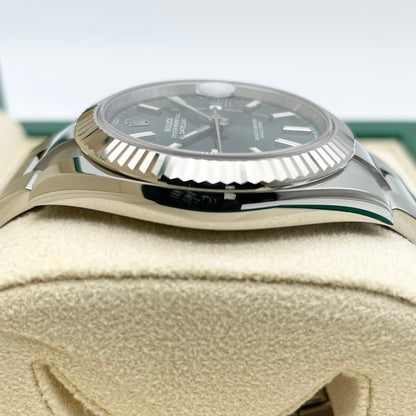 プレオウンド ロレックス デイトジャスト 126334 ミントグリーン オイスターブレス 41mm