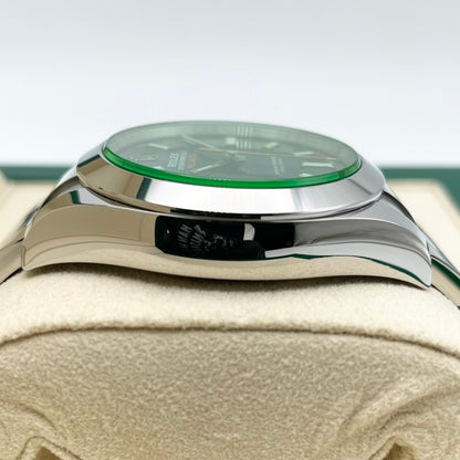 プレオウンド ロレックス ミルガウス 116400GV Zブルー 40mm オイスターブレスレット