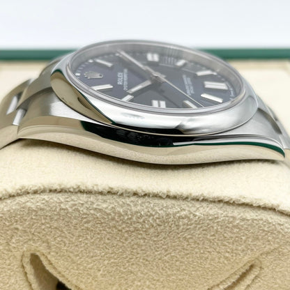 プレオウンド ロレックス オイスターパーペチュアル 124300 オイスターブレスレット ブルー 41mm