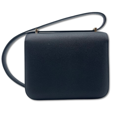 Hermes Constance Mini 18 Noir Epson Rose Gold Hardware B 새겨 져