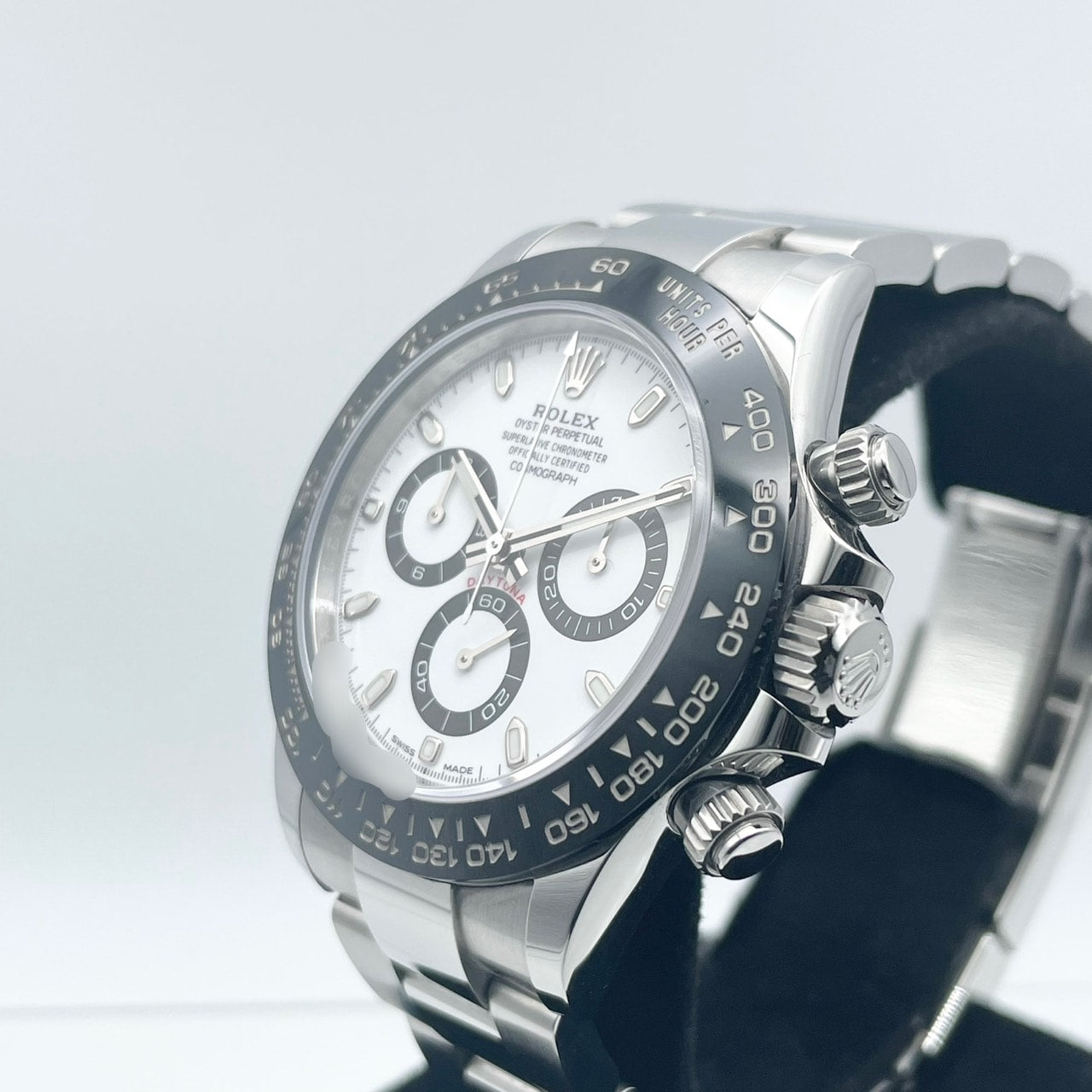 [包括新費用！ ]！ 】勞力士Daytona 116500LN白色不銹鋼牡蠣手鍊40mm