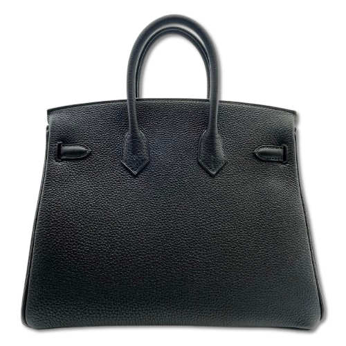 Hermes Birkin 25 Noir Togo Gold 하드웨어 W는 새겨 져 있습니다
