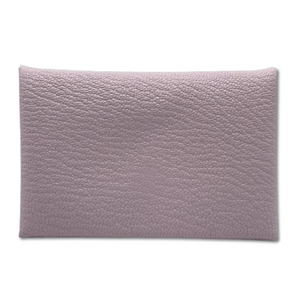 [특별] Hermes Calvi Rose Darling Chevre Silver Metal Fittings w 새겨 져