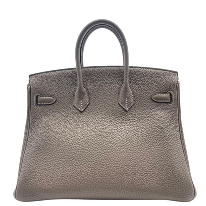 Hermes Birkin 25 Etoup Togo Silver Metal Fittings D 조각