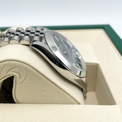 プレオウンド ロレックス デイトジャスト 126300 ミントグリーン　ジュビリーブレスレット 41mm