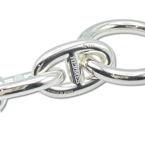 プレオウンド エルメス シェーヌ・ダンクル ブレスレット MM シルバー925 13コマ