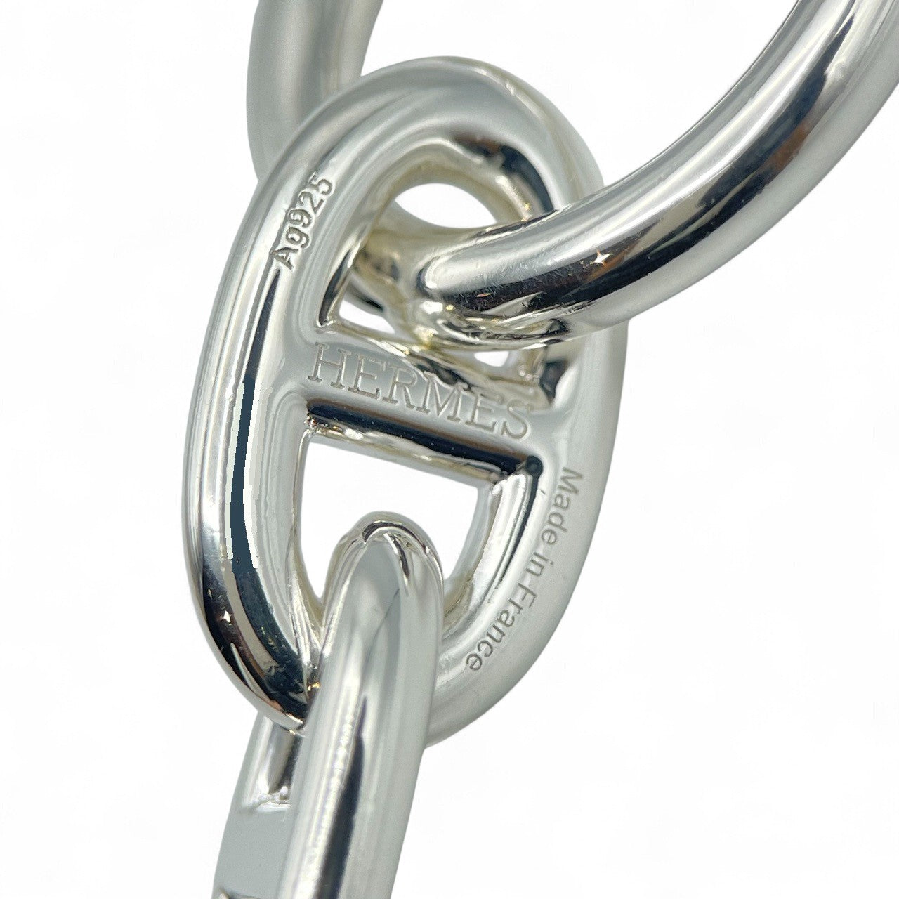 プレオウンドエルメス シェーヌ・ダンクル ブレスレット MM シルバー925 14コマ