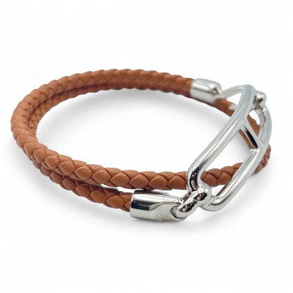 プレオウンドエルメス ルリ ブレスレット T1 ゴールド スイフト シルバー金具