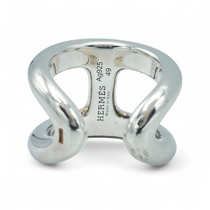 プレオウンドエルメス オスモズ リング H102536B GM 49 シルバー925