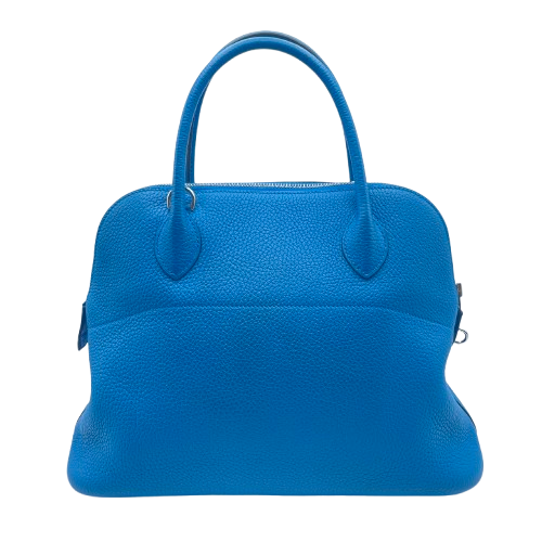 중고 에르메스 볼라이드 마카롱 31 블루 프리다 토리옹 클레멘스 실버 하드웨어 Z 인그레이빙