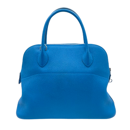 중고 에르메스 볼라이드 마카롱 31 블루 프리다 토리옹 클레멘스 실버 하드웨어 Z 인그레이빙