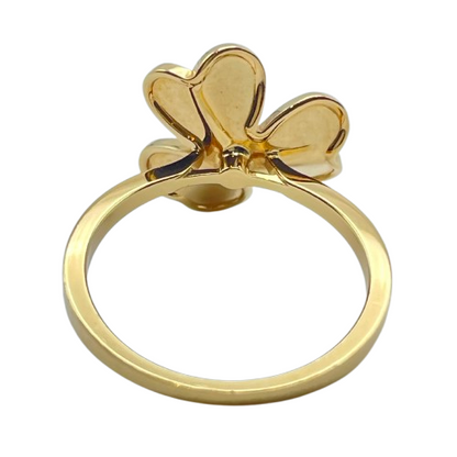 プレオウンドヴァンクリーフ&アーペル フリヴォル リング VCARP2DS55 ダイヤモンド イエローゴールド 55（15号)