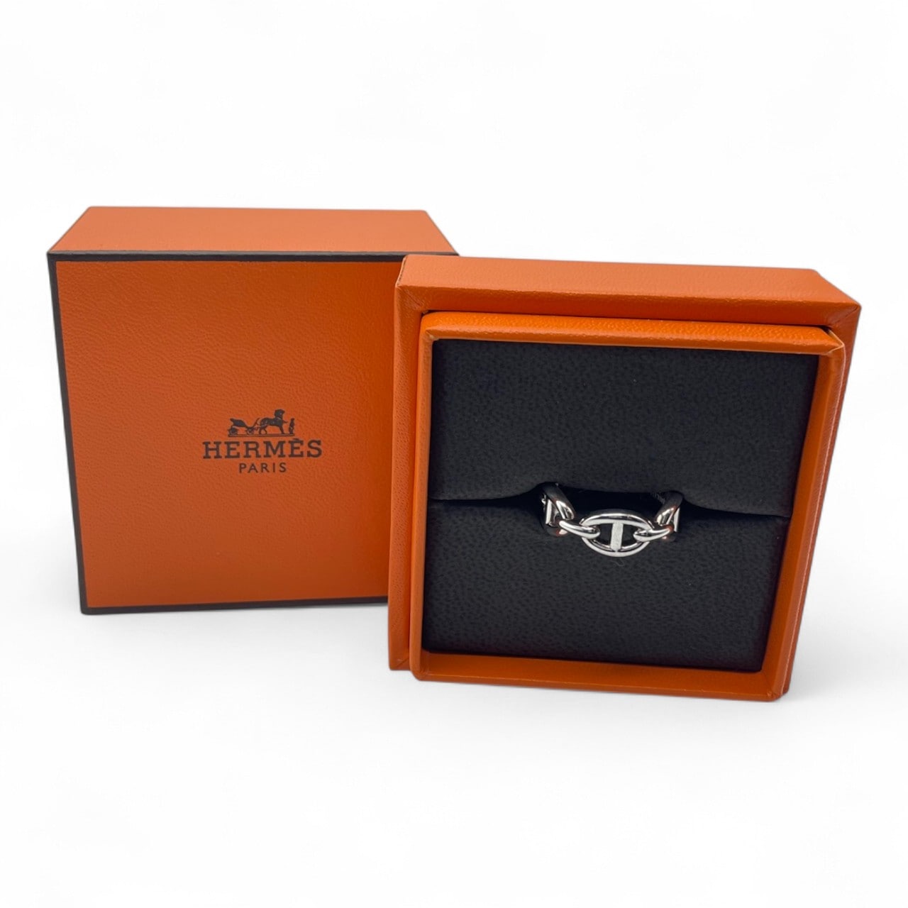 プレオウンドエルメス シェーヌ・ダンクル アンシェネリング PM 52 シルバー925 12号