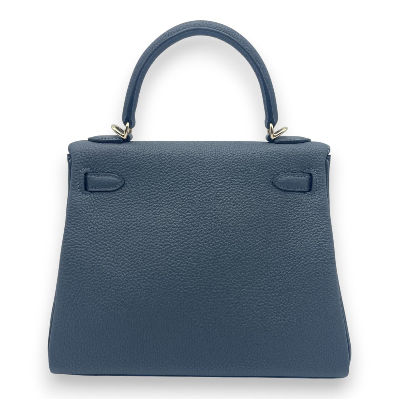 Pre-Owned Hermes Kelly 25 Grimisty Togo Champagne Gold Hardware W Engraved