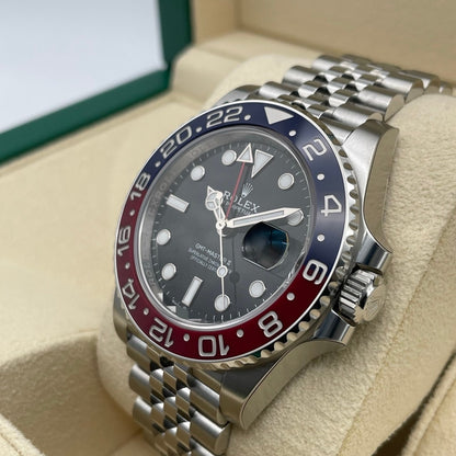 プレオウンドロレックス GMTマスターII 126710BLRO ペプシ ジュビリーブレスレット 40mm
