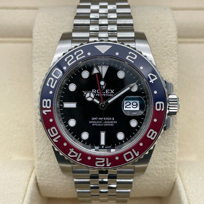プレオウンドロレックス GMTマスターII 126710BLRO ペプシ ジュビリーブレスレット 40mm