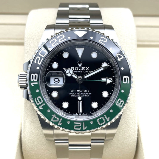 预先拥有的[2025年6月付款]劳力士GMT Master II 126720VTNR牡蛎手链40mm
