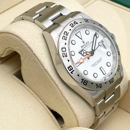 二手劳力士探险家II 226570白色牡蛎手链42mm