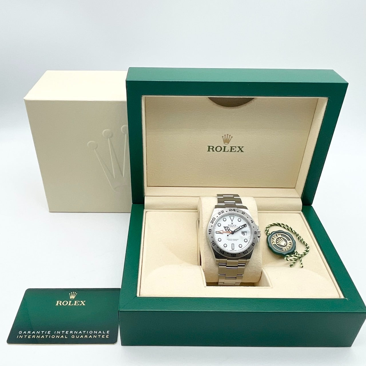 二手劳力士探险家II 226570白色牡蛎手链42mm